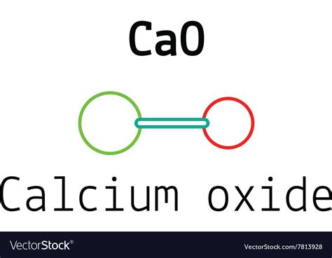 what is the chemical formula for calcium oxide